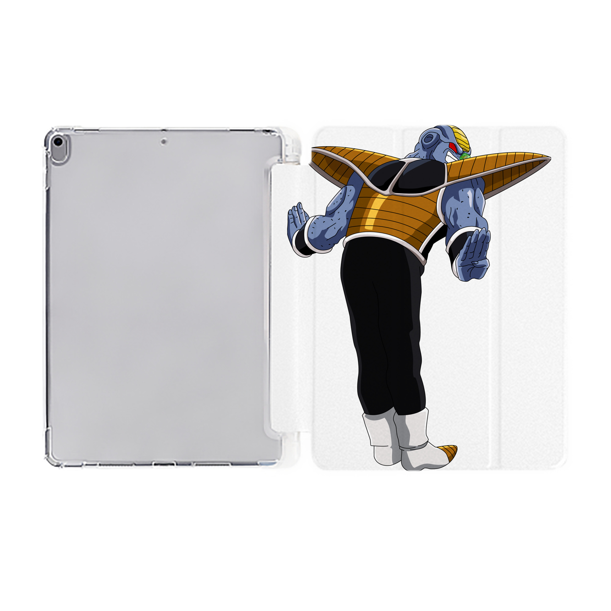 （画像用） ドラゴンボール DRAGON BALL IPad ケース ペン収納付き 三つ折りスタンド PUレザー×シリコン 対応機種9.5/10.5/10.9インチ